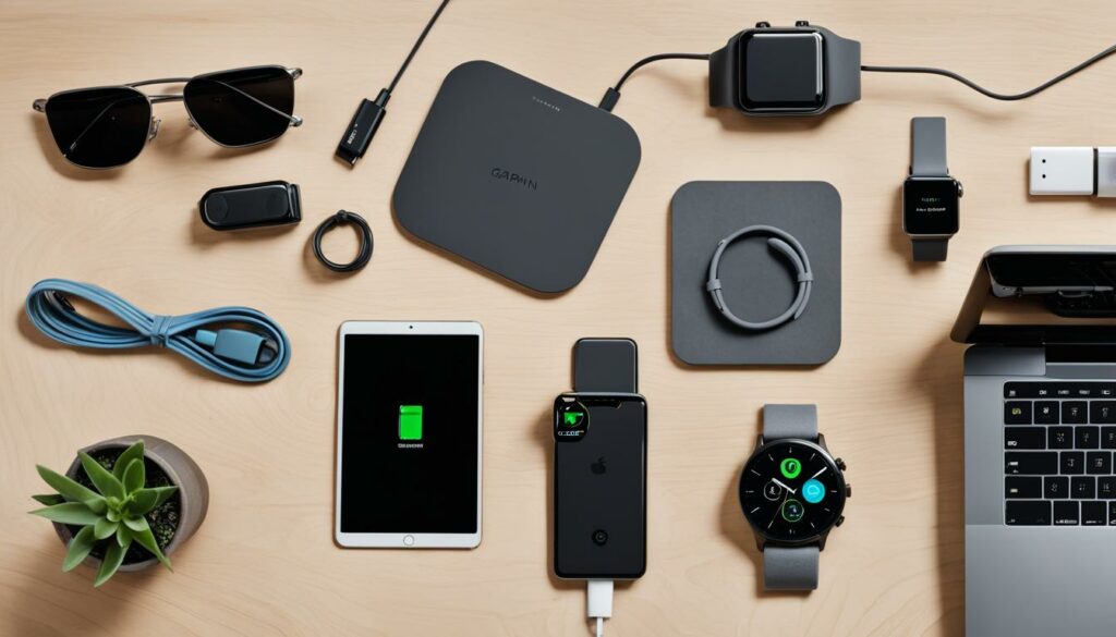 wireless charging garmin watches